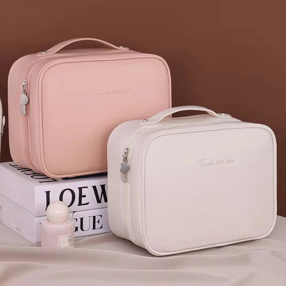 Multi-Compartment Cosmetic Bag