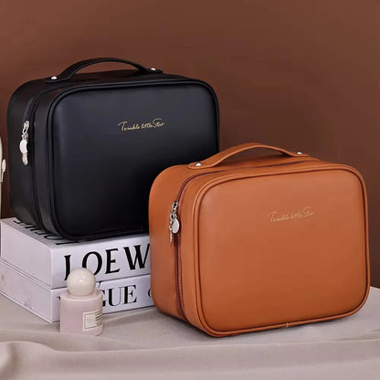 Multi-Compartment Cosmetic Bag