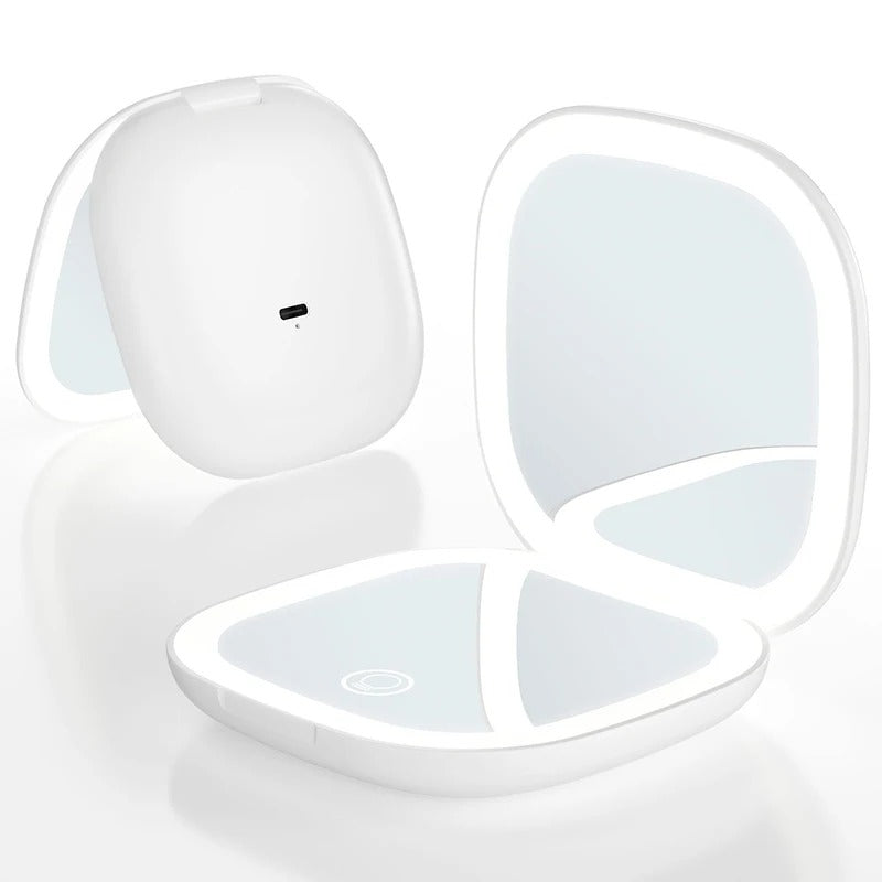 LED 5X 10X Small Makeup Mirror